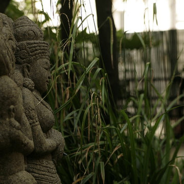 Jardin balinais au coeur de Paris