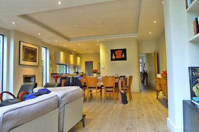 Contemporary living room in London.