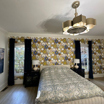 Wallpaper installation Bedroom in Carmichael