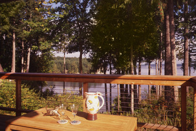 Inspiration for a coastal porch remodel in Seattle