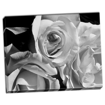 Fine Art Photograph, L'Essence de la Rose BW IV, Hand-Stretched Canvas