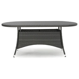 Tropical Outdoor Dining Tables by GDFStudio