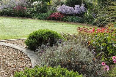 This is an example of a classic garden in Wiltshire.