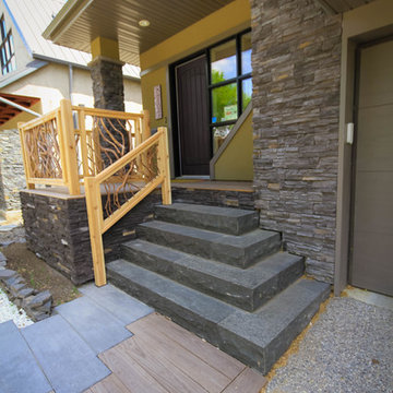 Willow Branch Arbor Feature and Porch