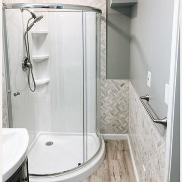 Secondary Bathroom Remodel with Custom Layout Redesign in Murphy, NC