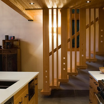 Contemporary Barrel Roof Timber Frame Cottage