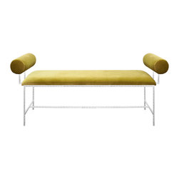 Worlds Away Miller Green Bench - Accent And Storage Benches