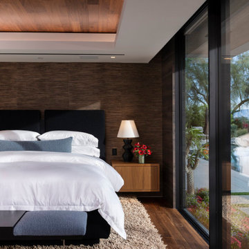 Bighorn Palm Desert luxury modern home primary bedroom interior design