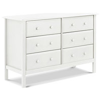 Jayden 6-Drawer Double Wide Dresser, White