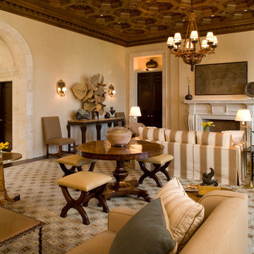 Interior Architecture of Miami Indian Creek Home – Living Room