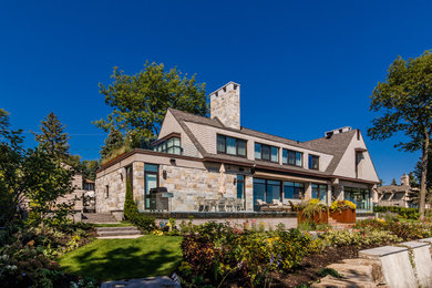 Contemporary exterior in Montreal.