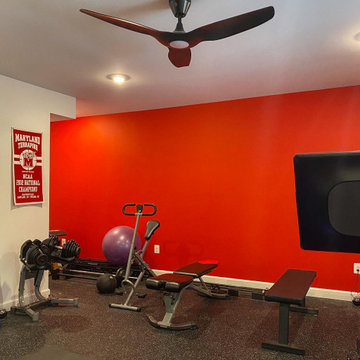 The Terp-Styled Home Gym