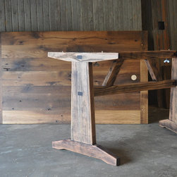 Solid Wood Folding Table - Furniture