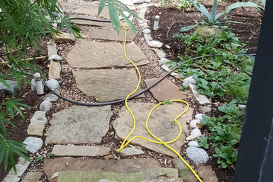 Inspiration for a rustic home design remodel in Austin