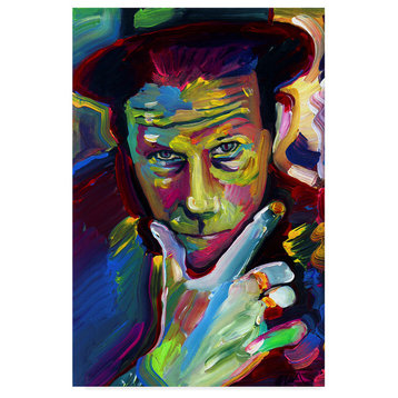 Howie Green 'Tom Waits' Canvas Art, 47"x30"