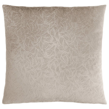 Pillows, 18 X 18 Square, Accent, Sofa, Couch, Bedroom, Polyester, Beige