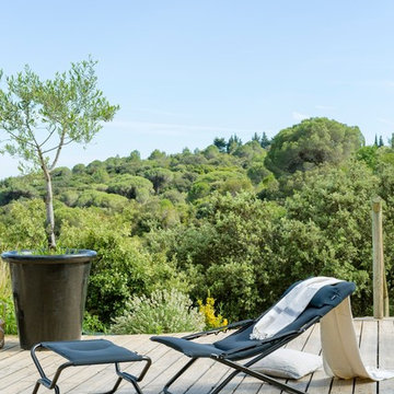 Transabed Bain de Soliel (Sun Bath) Chair and Foot Rest