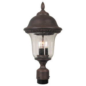 Designers Fountain LED34436-ABP Westbrooke LED Post Lantern Aged Bronze Patina 