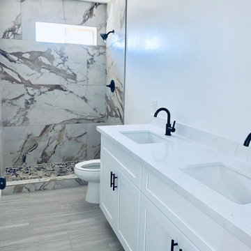 Blend In With The Surrounding Materials, Bathroom Makeover in Costa Mesa, CA