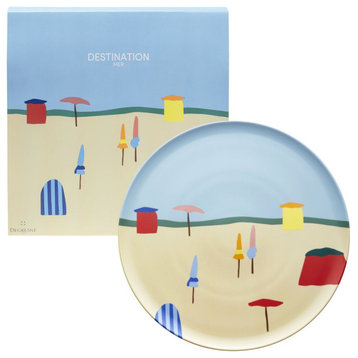Degrenne Destination Mer Gift Box Of Round Shared Plates | 32cm