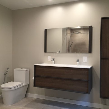 Basement bathroom