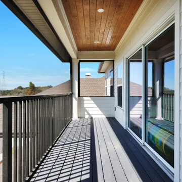 Modern Ranch: Master Bedroom Balcony