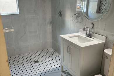 Bathroom - modern bathroom idea in Orange County
