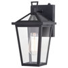 Vaxcel Lighting T0715 Derby 12" Tall Wall Sconce - Matte Black