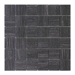 Volcano Nero Mosaic - Mosaic Tile