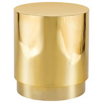 Meridian Furniture - Jazzy End Table, Gold - Elegant and eye-catching, the stunning gold Jazzy End Table from Meridian Furniture is the perfect addition to any space.