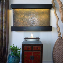 Nu-Flame Ardore Foreste 19" x 16" Tabletop Bio-Ethanol Fireplace NF-F2FOA - Tabletop Fireplaces