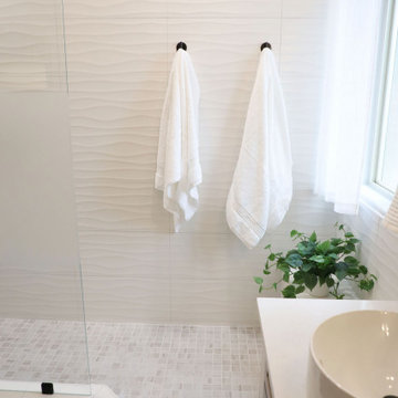 Coastal Style Bathroom Remodel Primary & Guests