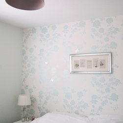 Pretty Flower Wallpaper, Bedroom Feature Wall - Wallpaper
