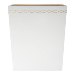Norma Wastebasket, White - Products