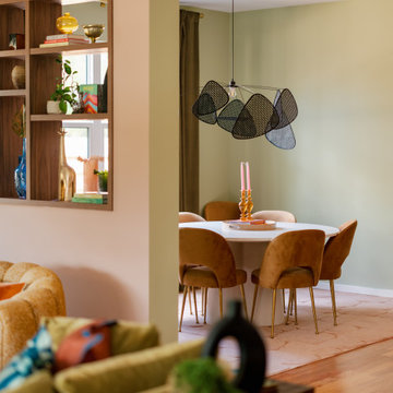 Vibrant Mid Century Modern Home