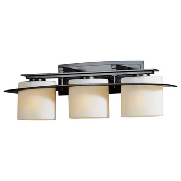 Hubbardton Forge 207523-1015 Arc Ellipse 3 Light Sconce in Natural Iron