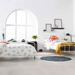 Vibe Single Bed Frame (White or Grey) - Bed Frames