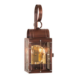 Saving Shepherd - Double Colonial Dual Candle Sconce, Antique Copper - Outdoor Wall Lights And Sconces