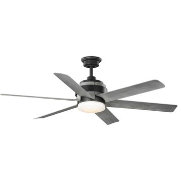 Kaysville 1 Light 56" Indoor Ceiling Fan, Graphite