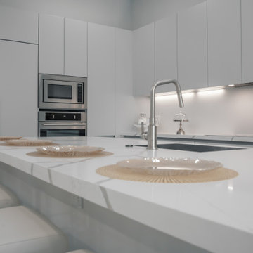Sleek Elegance - Full Matte Lacquer Kitchen Project