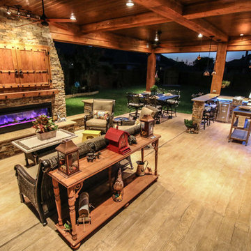 Covered Patio, Outdoor Kitchen: Katy, TX