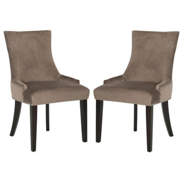 Lester 19''H  Dining Chair  (Set Of 2) - Nickel Nail Headd=S