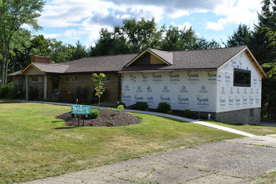 Inspiration for a contemporary exterior home remodel in Other