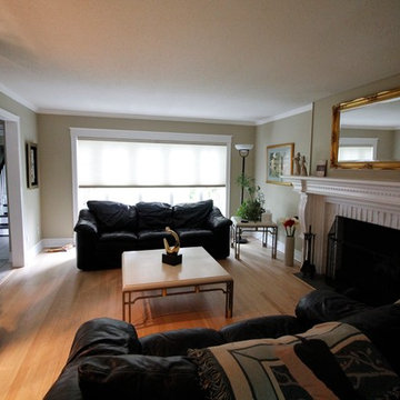 Natural water-based finished on red oak floor!