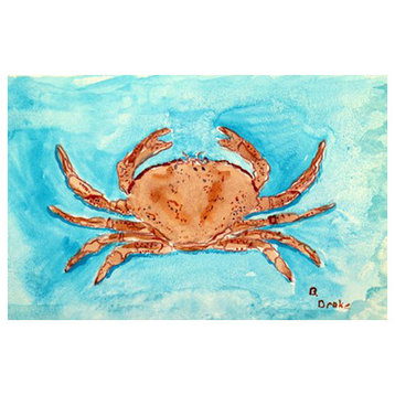 Betsy Drake Red Crab 30 X 50 Inch Comfort Floor Mat