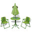 VidaXL 4-Piece Frog Design Kids' Garden Furniture Set