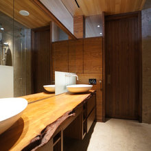 bathroom counters