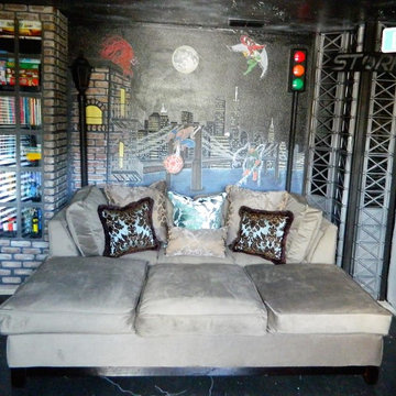 Super Hero Theater/Game Room