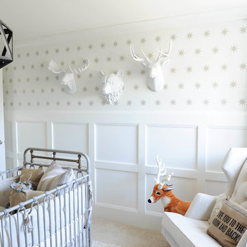 Nurseries with White Faux Taxidermy