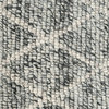 Kosas Larson Diamond Looped Wool Area Rug, Gray, 8'x10'
